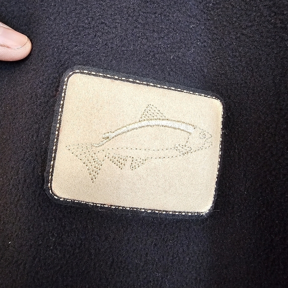 Vintage The Fit  Golf Reversible Fleece Fish Patch Zip Up Vest Plus Size - Picture 9 of 10